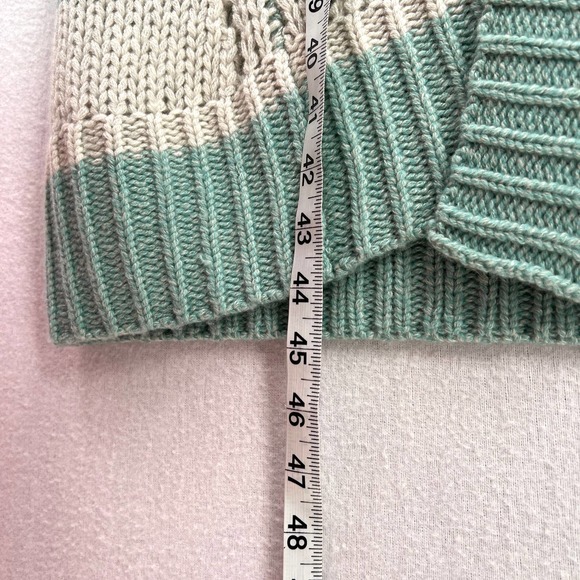 ZADIG & VOLTAIRE Sweater Womens Medium Romy Raye Striped Cashmere Long Cardigan - Picture 13 of 15